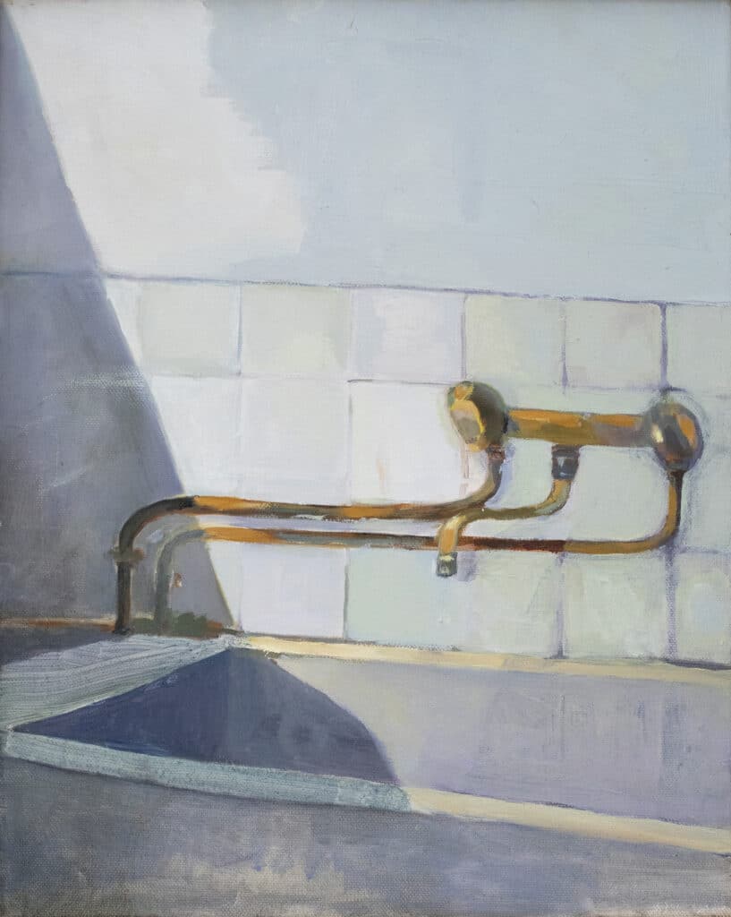 L'évier (2023)
Peinture à l'huile
41 x 33 cm